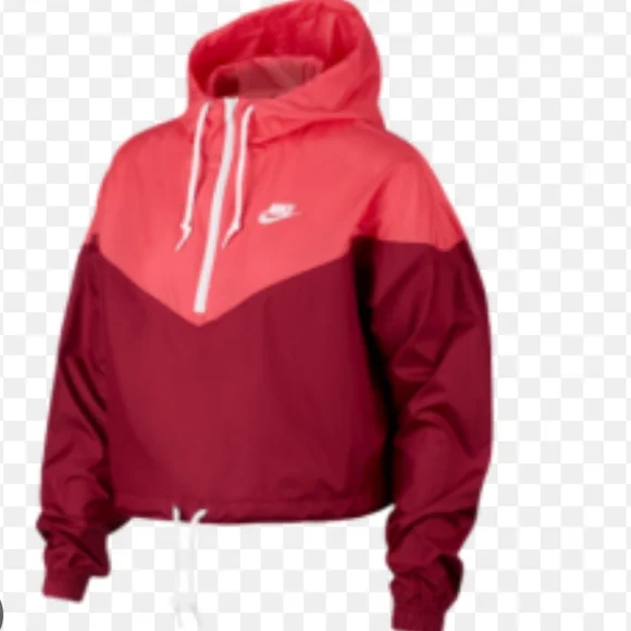 NWT Women's Nike Sportswear Heritage Crop Windrunner Jacket - Picture 5 of 8